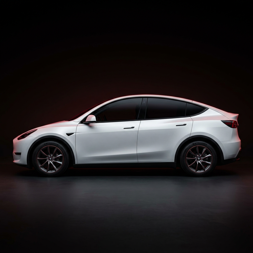 Tesla Model Y with 20% window tint
